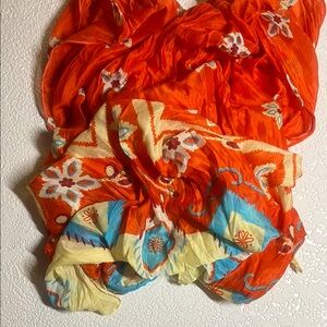 Vibrant Floral Scarf